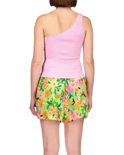 Sanctuary One Shoulder Rib Tank Women's
