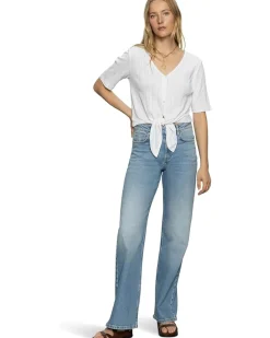 Sanctuary Pointelle Tie Tee Women's