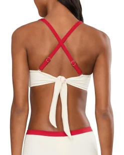 Seafolly Bandwave Multi Fit Trim Front Bralette Women's