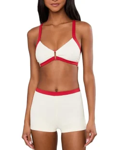 Seafolly Bandwave Multi Fit Trim Front Bralette Women's
