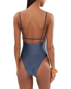 Seafolly Belle V-Neck One-Piece Women's