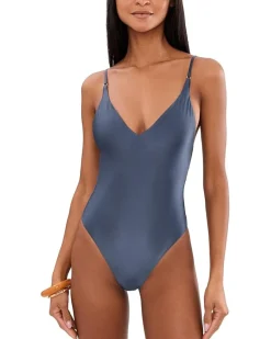 Seafolly Belle V-Neck One-Piece Women's