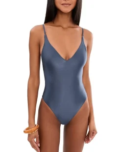 Seafolly Belle V-Neck One-Piece Women's