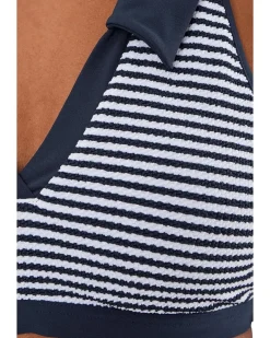 Seafolly Club House Halter Top with Collar Women's