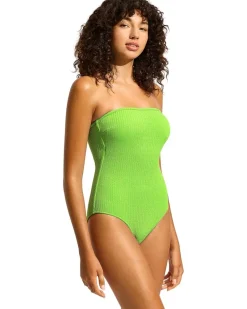 Seafolly Sea Dive Bandeau One-Piece Women's