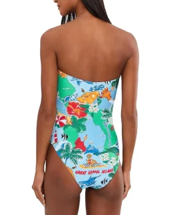 Seafolly Viva Vacation Bandeau One-Piece Women's