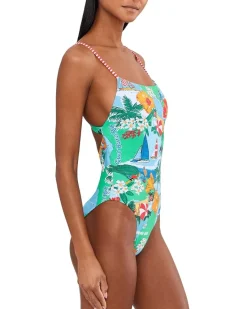Seafolly Viva Vacation Square Neck One-Piece Women's