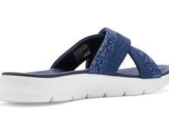 SKECHERS On-The-Go GO Walk Flex Sandals w/ Floral Print Women's
