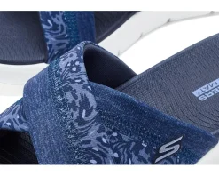 SKECHERS On-The-Go GO Walk Flex Sandals w/ Floral Print Women's