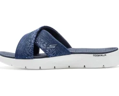 SKECHERS On-The-Go GO Walk Flex Sandals w/ Floral Print Women's