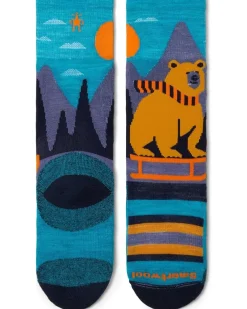 Smartwool Kids Kids' Ski Light Cushion Sleigh Bear Over The Calf Socks (Toddler/Little Kid/Big Kid)