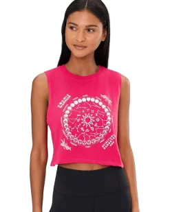 Spiritual Gangster Zociac Energy Spirit Crop Tank Women's