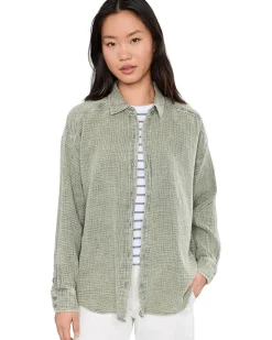 Splendid Ava Gauze Button-Down Women's