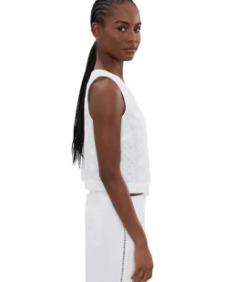 Splendid Kenzie Geo Eyelet Tank Women's