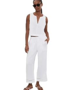 Splendid Kenzie Geo Eyelet Tank Women's