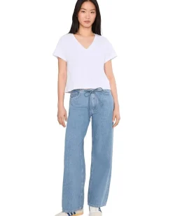 Splendid Louisa V-neck Short Sleeves Tee Women's