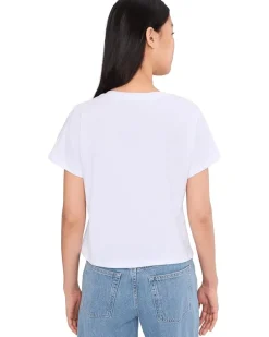 Splendid Louisa V-neck Short Sleeves Tee Women's