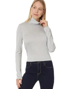 Splendid Maddox Metallic Turtle Neck Women's