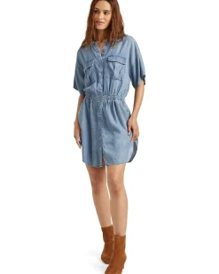 Splendid Racquel Indigo Mini Dress Women's