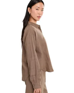Splendid Stella Linen Button-Down Women's
