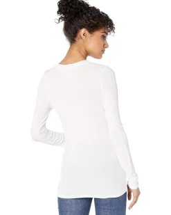 Splendid Valley 2x1 Rib Long Sleeve V-Neck Women's
