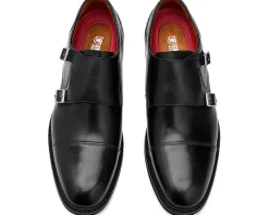 Stacy Adams Boswell Cap Toe Double Monk Strap Men's