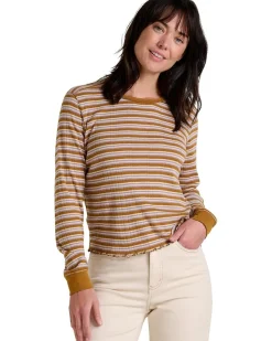 Toad&Co Foothill Pointelle Long Sleeve Crew II Women's