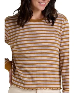 Toad&Co Foothill Pointelle Long Sleeve Crew II Women's