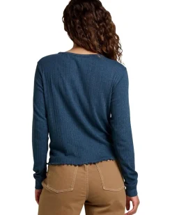 Toad&Co Foothill Pointelle Long Sleeve Crew II Women's