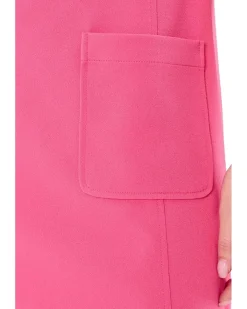 Trina Turk Drape Neck Straight Fit Dress Women's