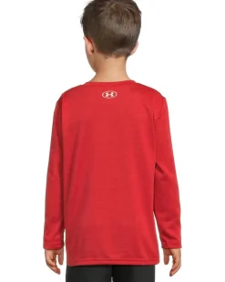 Under Armour Kids Core Logo Twist Tech Long Sleeve (Little Kid)