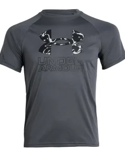 Under Armour Kids Tech Hybrid Print Short Sleeve T-Shirt (Big Kid)