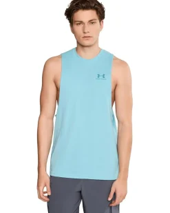 Under Armour Logo Cutoff Tank Men's