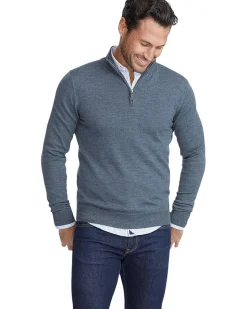 UNTUCKit Merino Wool 1/4 Zip Men's