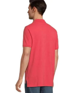 U.S. POLO ASSN. Multicolor Double Rider Logo Solid Pique Polo Men's