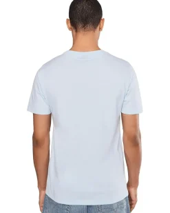 U.S. POLO ASSN. Short Sleeve Chest Print Stripe Jersey Tee Shirt Men's