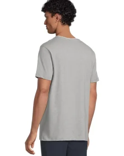 U.S. POLO ASSN. Short Sleeve Crew Neck Yarn-Dye Collar Tipped Jersey Tee Men's