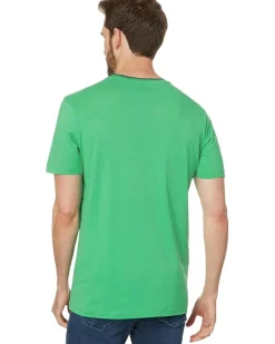 U.S. POLO ASSN. Short Sleeve Crew Neck Yarn-Dye Collar Tipped Jersey Tee Men's