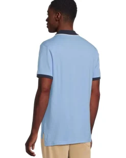 U.S. POLO ASSN. Short Sleeve Slim Fit Multicolor Pony Interlock Polo Shirt Men's
