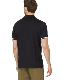 U.S. POLO ASSN. Short Sleeve Thin Stripe Colorblock Jersey Knit Polo Shirt Men's