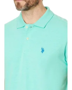 U.S. POLO ASSN. Slim Fit Solid Pique Polo Shirt Men's