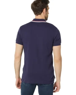 U.S. POLO ASSN. Slim Fit Tipped Interlock Knit Polo Men's