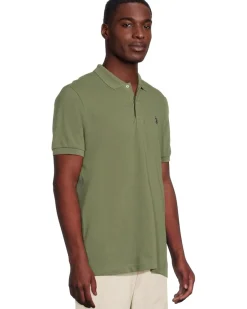 U.S. POLO ASSN. Solid Cotton Pique Polo with Small Pony Men's