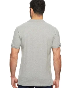 U.S. POLO ASSN. Solid Cotton Pique Polo with Small Pony Men's