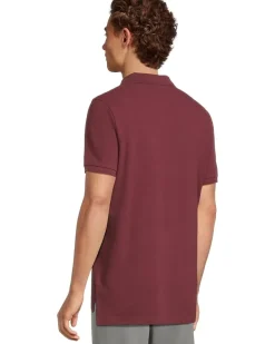 U.S. POLO ASSN. Solid Cotton Pique Polo with Small Pony Men's