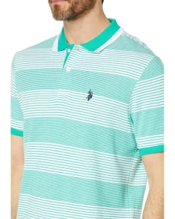 U.S. POLO ASSN. Yarn-Dye Stripe Pique Polo Men's