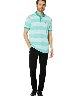 U.S. POLO ASSN. Yarn-Dye Stripe Pique Polo Men's