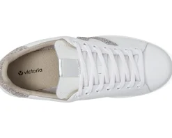 victoria Tennis Leather & Glitter V Women's