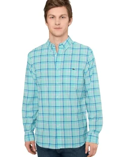 Vineyard Vines Coconut Key Plaid Featherweight Performance Shirt Men's