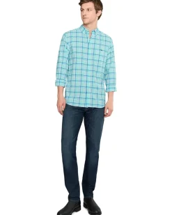 Vineyard Vines Coconut Key Plaid Featherweight Performance Shirt Men's